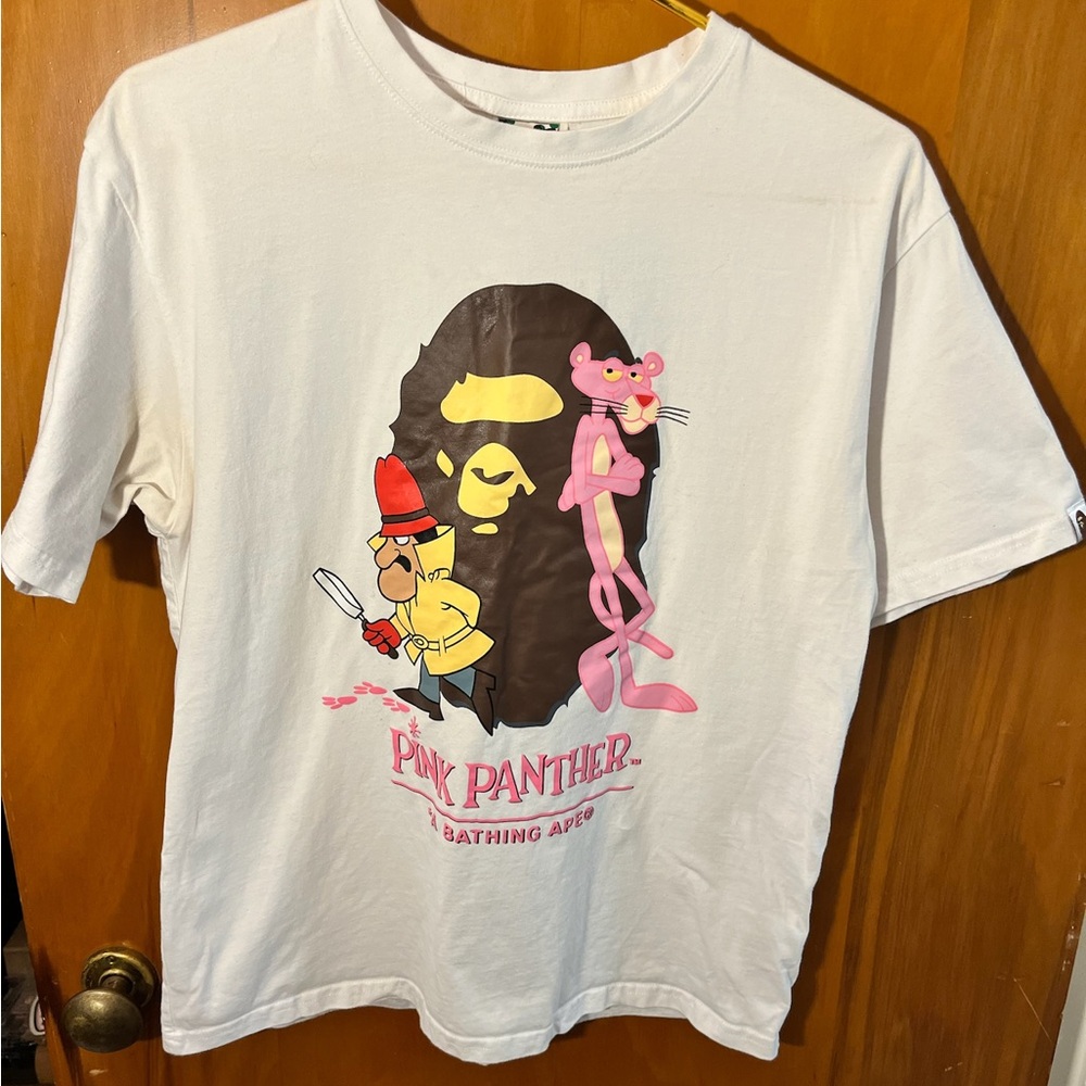 A Bathing Ape x Pink Panther Tee (BAPE Large T-Shirt